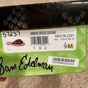 Sam Edelman leather slides